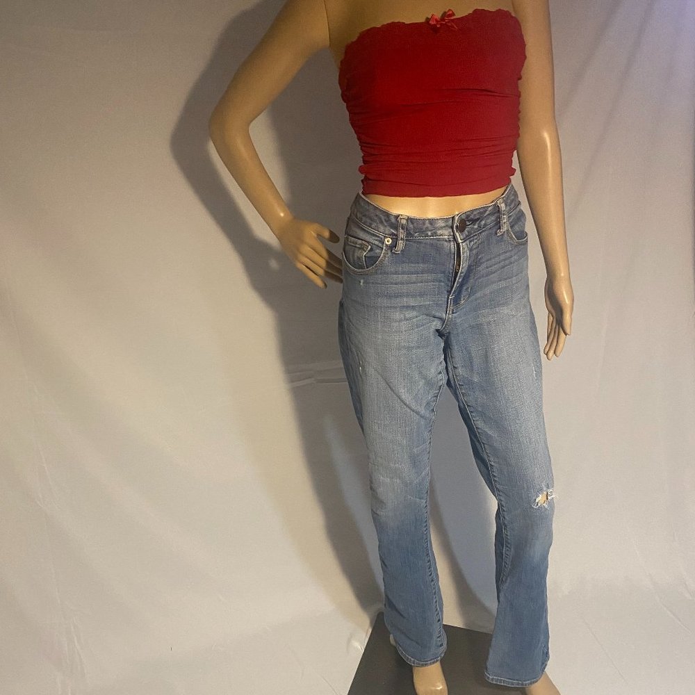 American Eagle Outfitters - Skinny Kick Super Stretch Jeans Size 12 (X-Long)